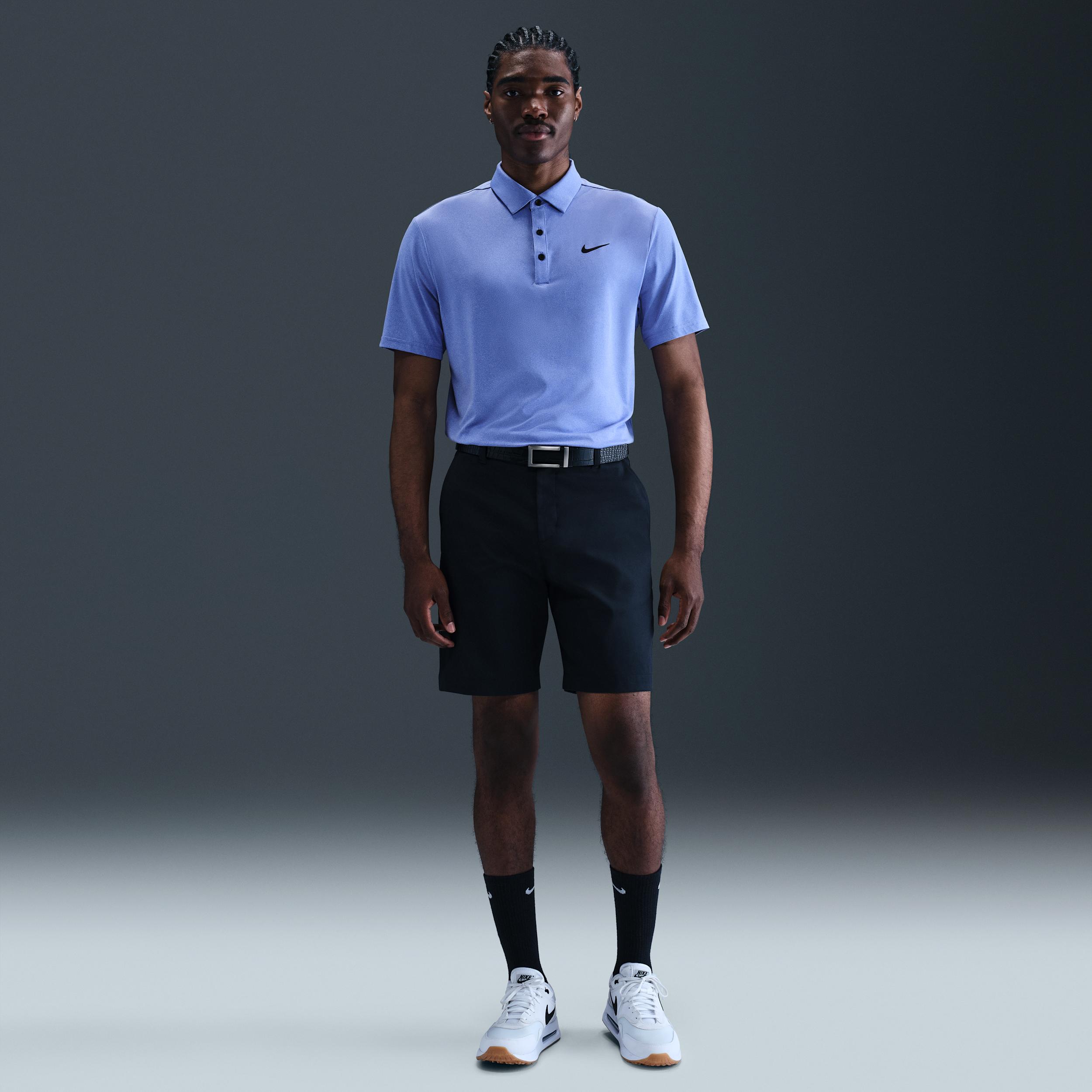 Nike Mens Tour Dri-FIT Heathered Golf Polo | FZ7473-411 Product Image