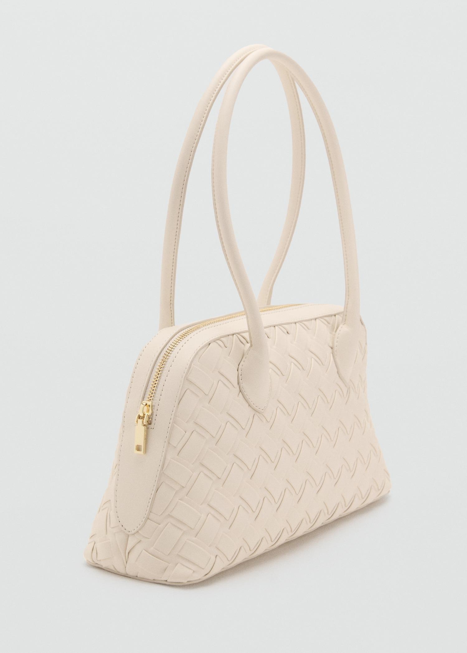 Braided bowling bag - Women | MANGO USA Product Image