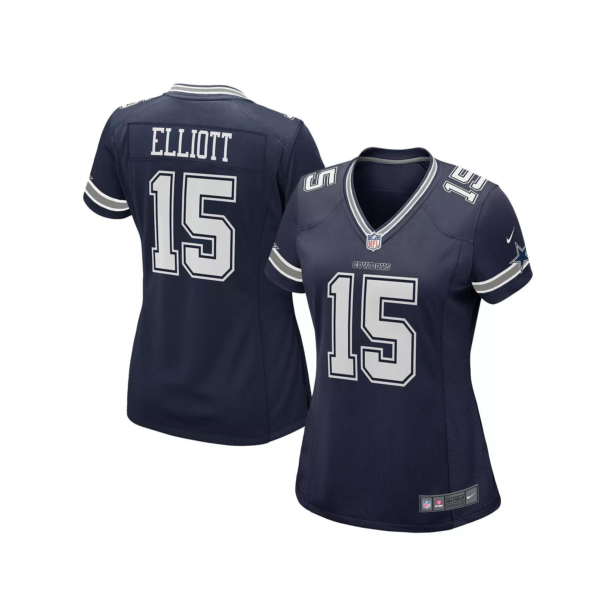 Women's Nike Ezekiel Elliott Navy Dallas Cowboys Game Jersey,  Product Image