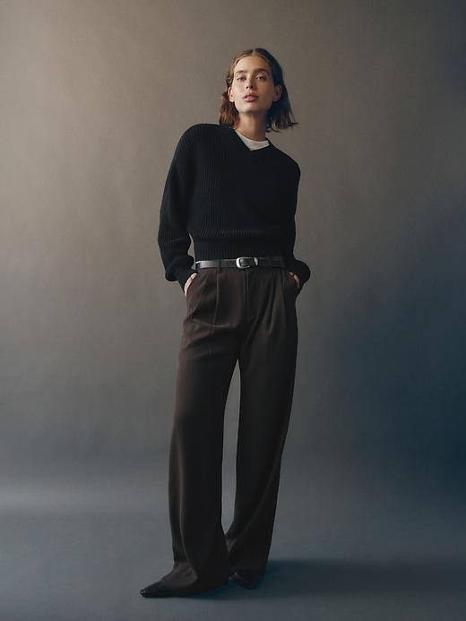 365 High Rise Pleated Trousers Product Image