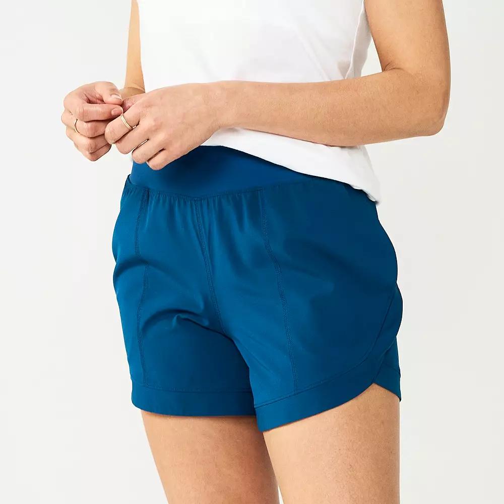 Women's Tek Gear® Multi-Purpose Internal Drawcord Shorts, Size: Small, Blue Crayon Product Image