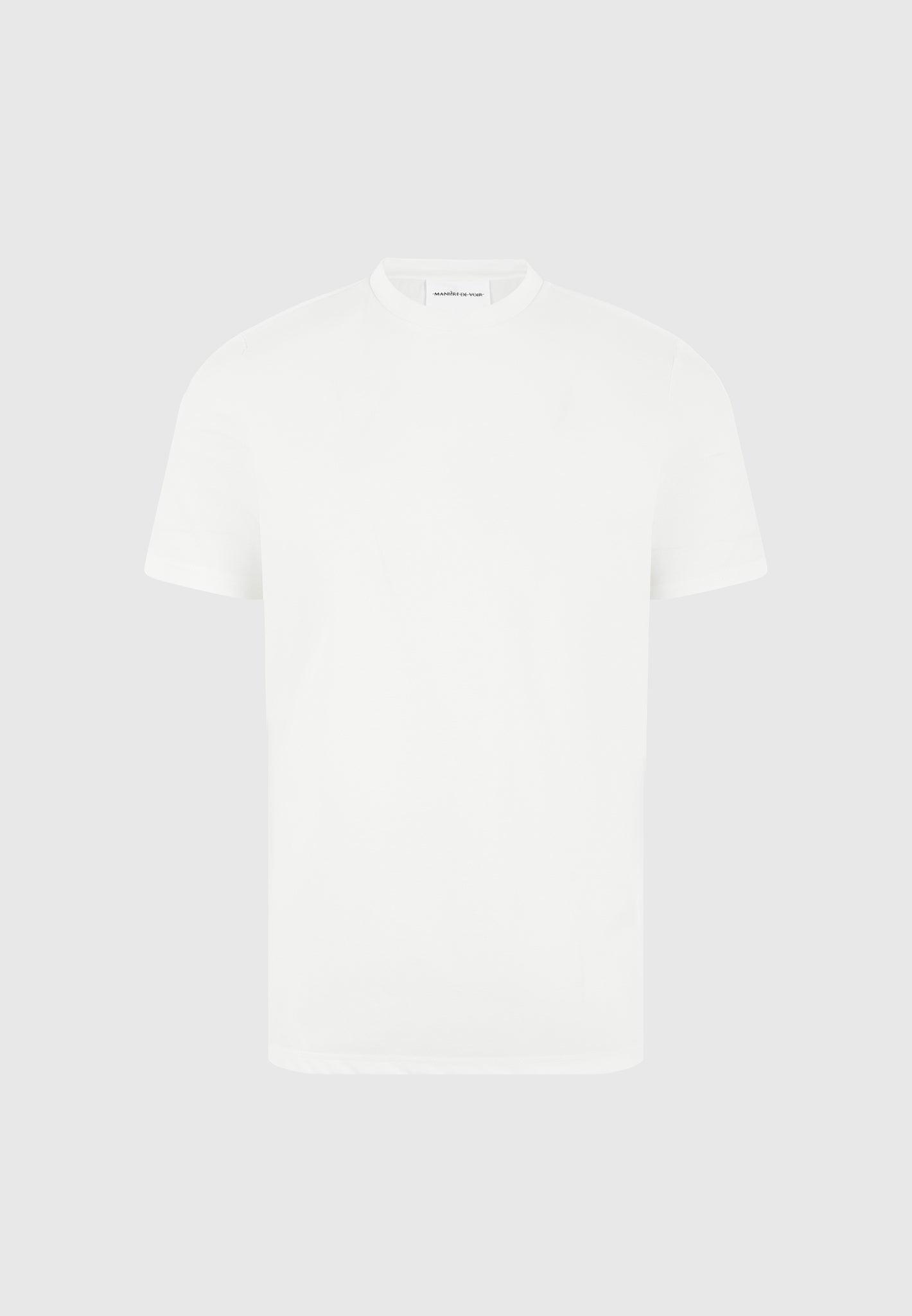 TS004 - Slim Fit Luxe T-Shirt 3 Pack - White Male Product Image