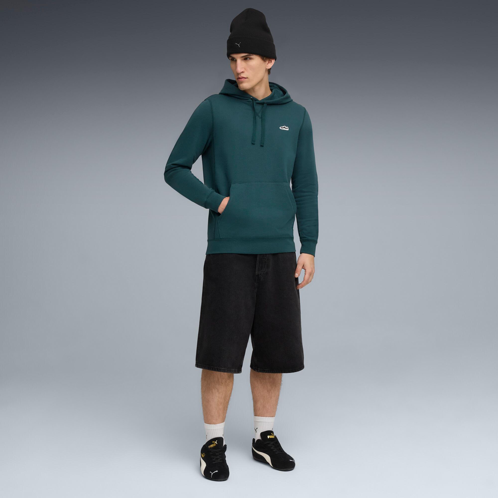 PUMA Wardrobe Essentials Suede Hoodie Men Product Image