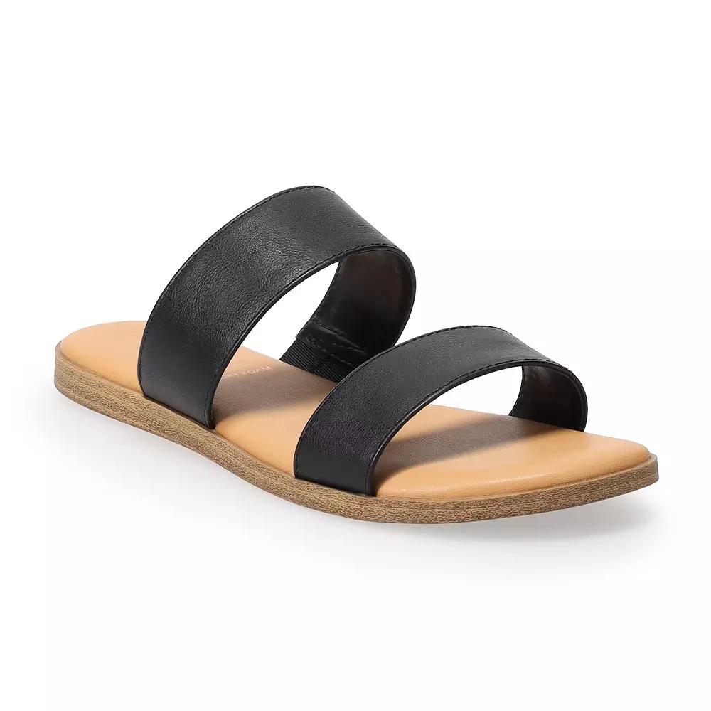 LC Lauren Conrad Sunstone Women's Slide Sandals,  Product Image