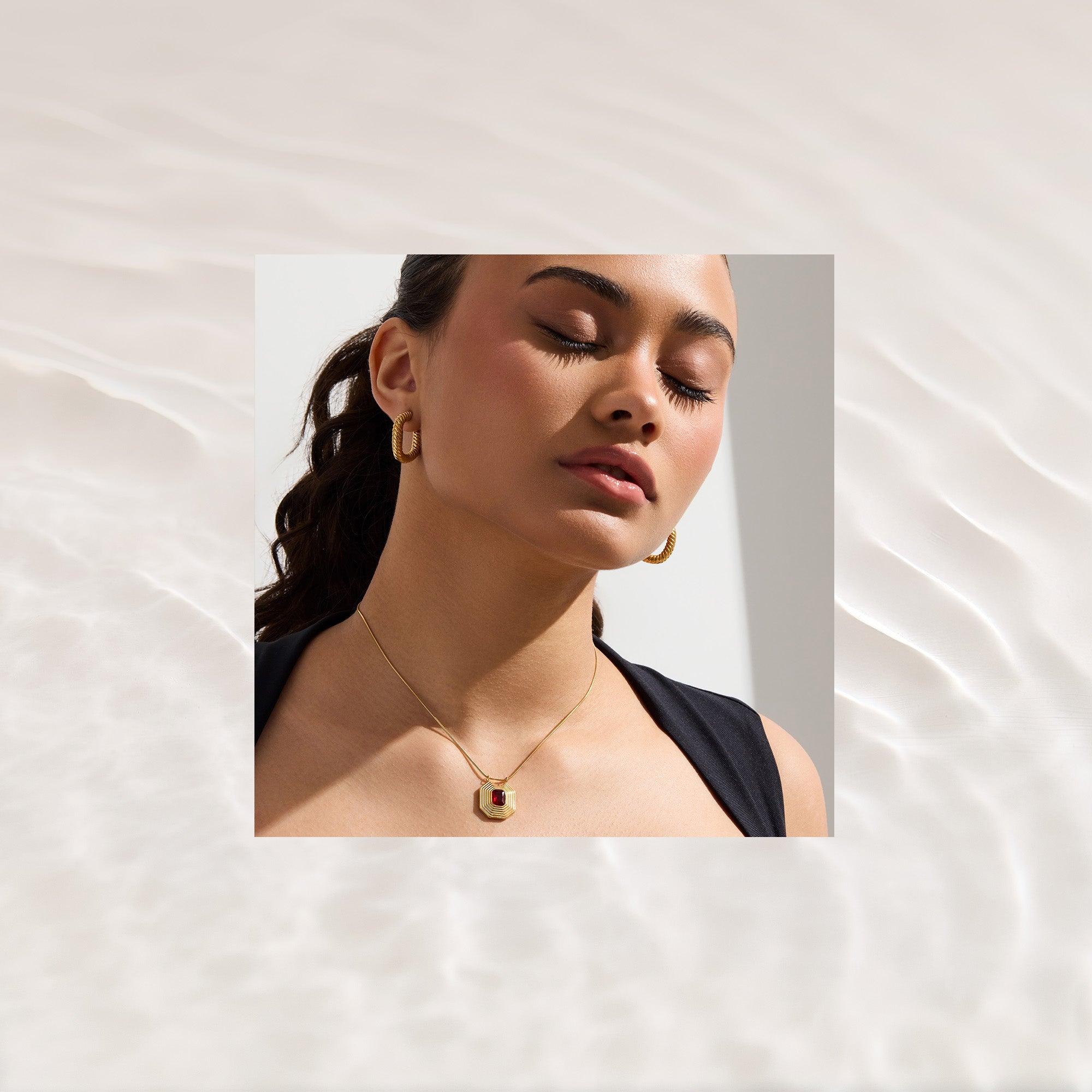 Hollywood Hoop Earrings Product Image