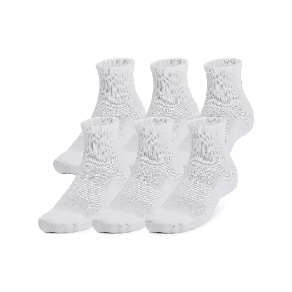 Under Armour 6-Pack Training Cotton Quarter Socks, Women's,  Product Image