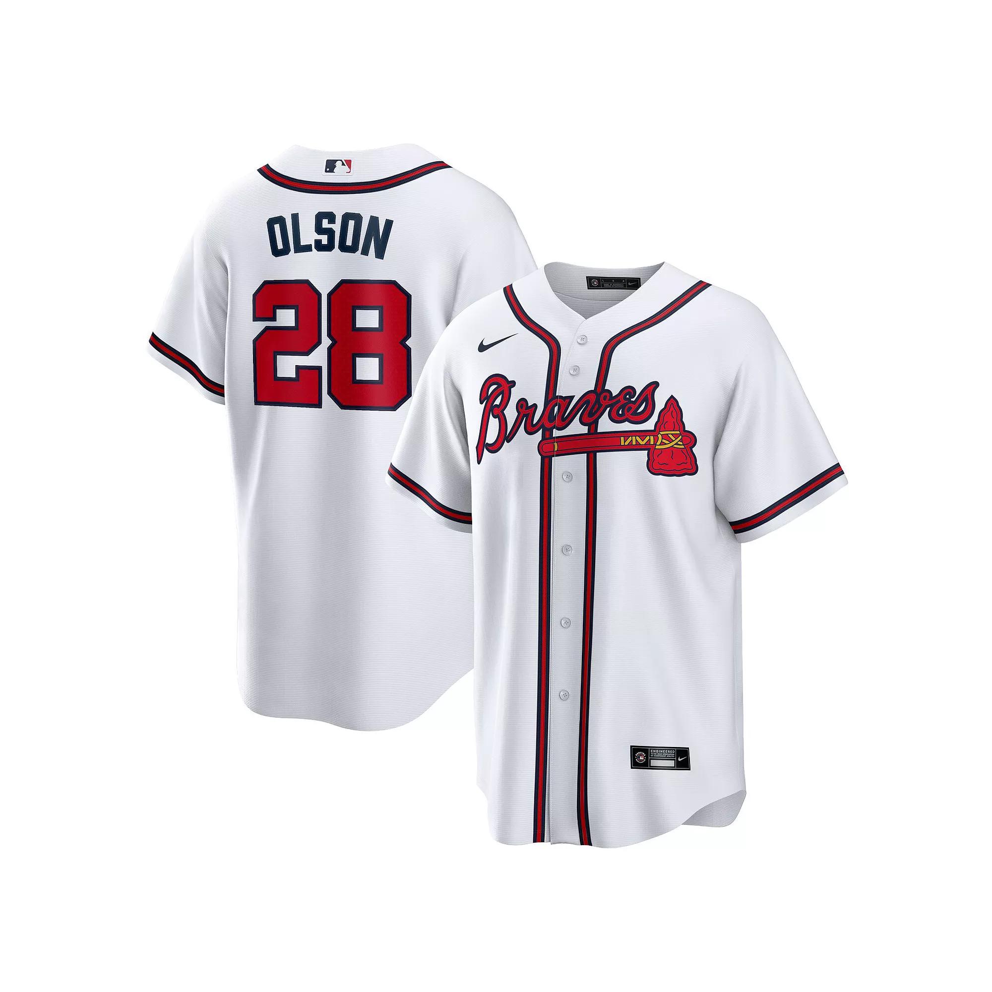 Spencer Strider Atlanta Braves Nike Mens MLB Replica Jersey | T770AWWHAW7-3Z7 Product Image