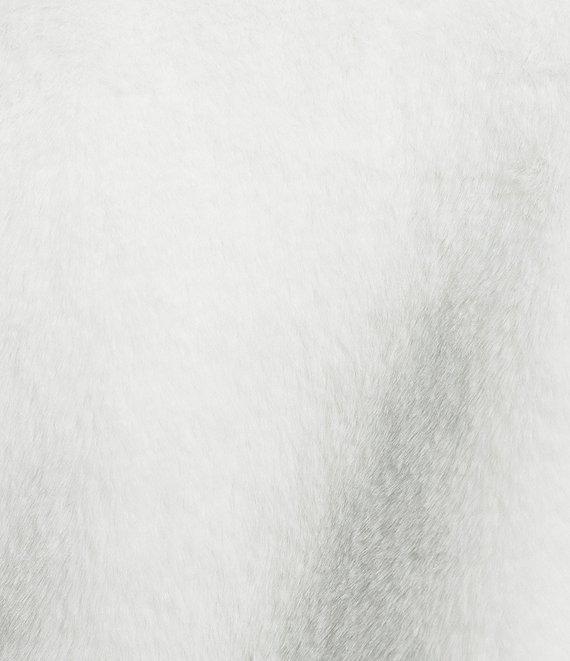 I.N. San Francisco Faux Fur Long Sleeve Cropped Shrug Product Image