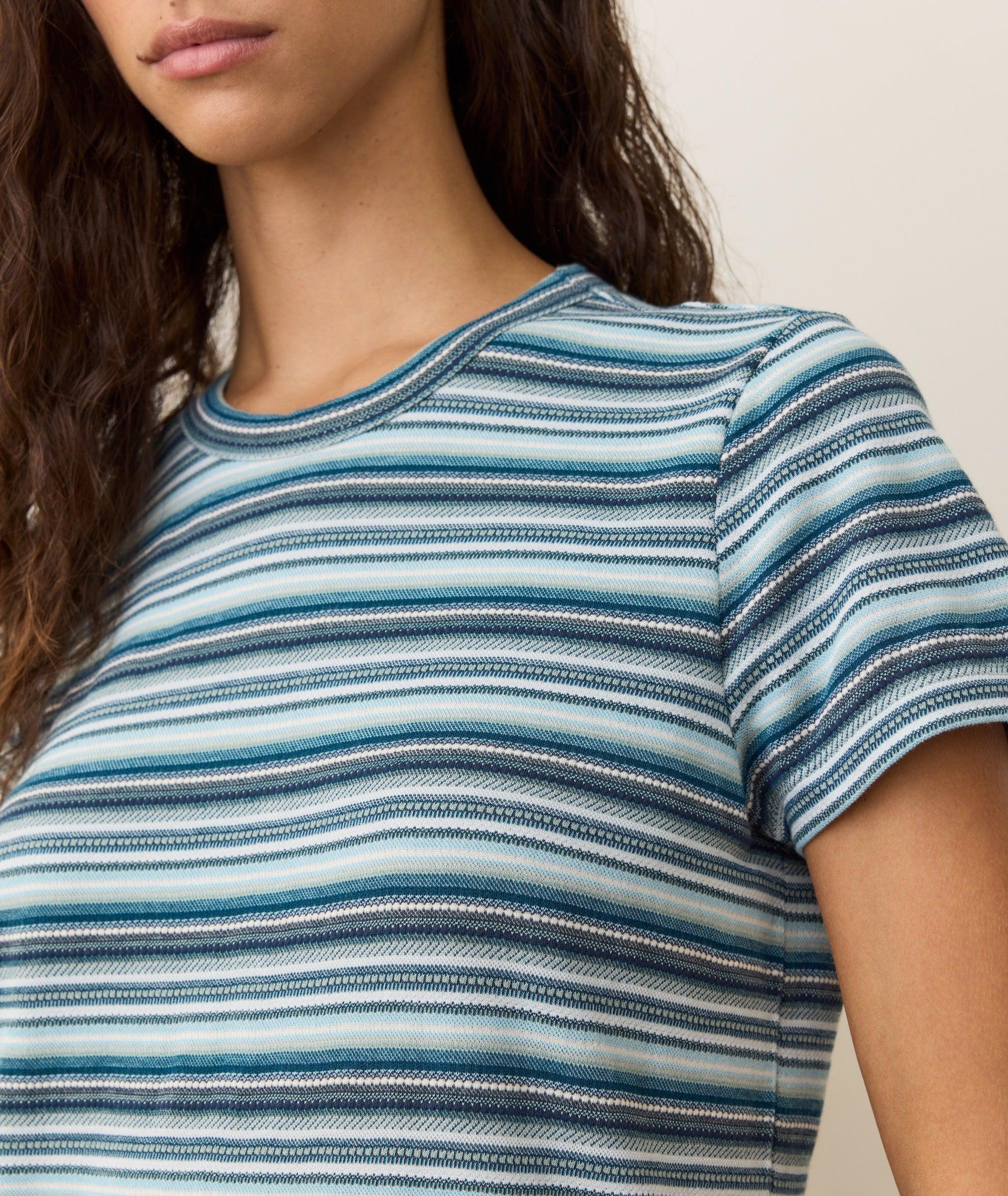 Jacquard Stripe Tee Product Image
