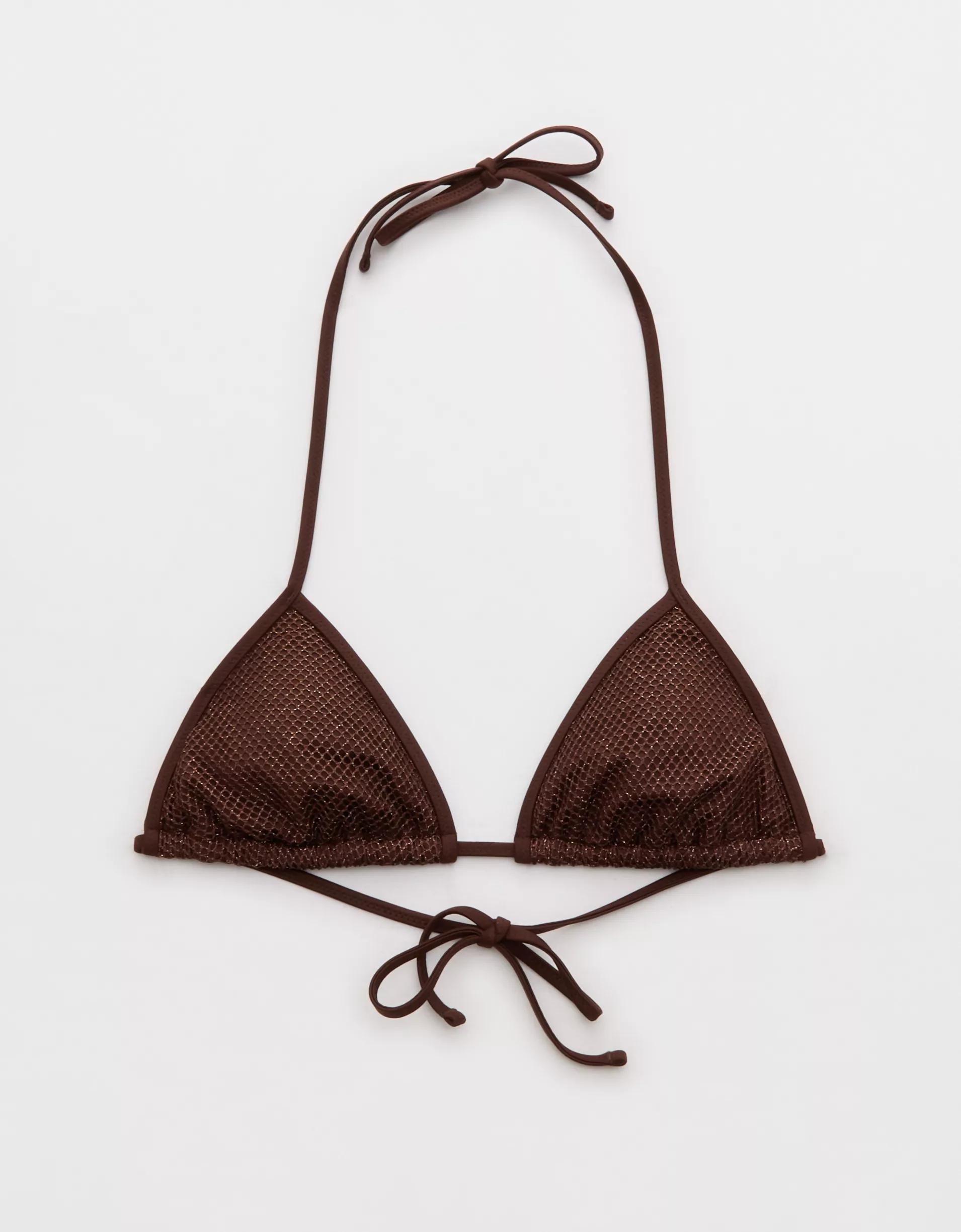 Aerie The Sun-Lover Metallic Bikini Top Product Image