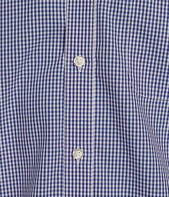 Gold Label Roundtree & Yorke Big & Tall Non-Iron Long Sleeve Small Checked Print Sport Shirt Product Image