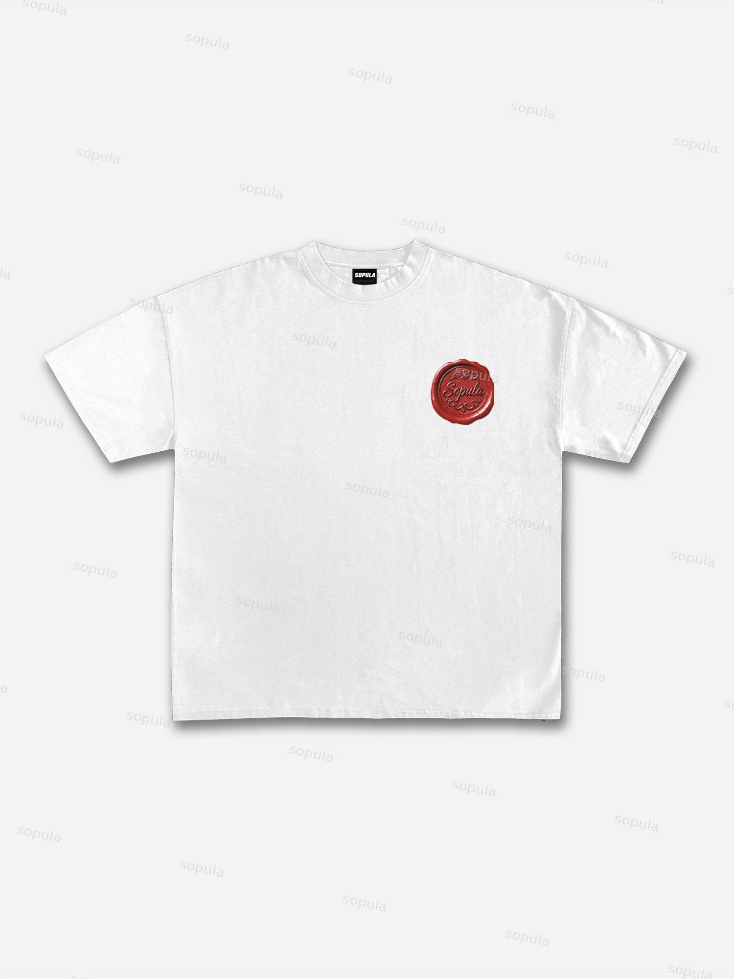 Vintage Texas And Longhorn Graphic Cotton T-shirt Product Image