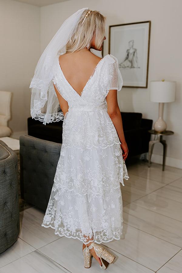 The Olivia Rose Embroidered Tiered Midi Product Image