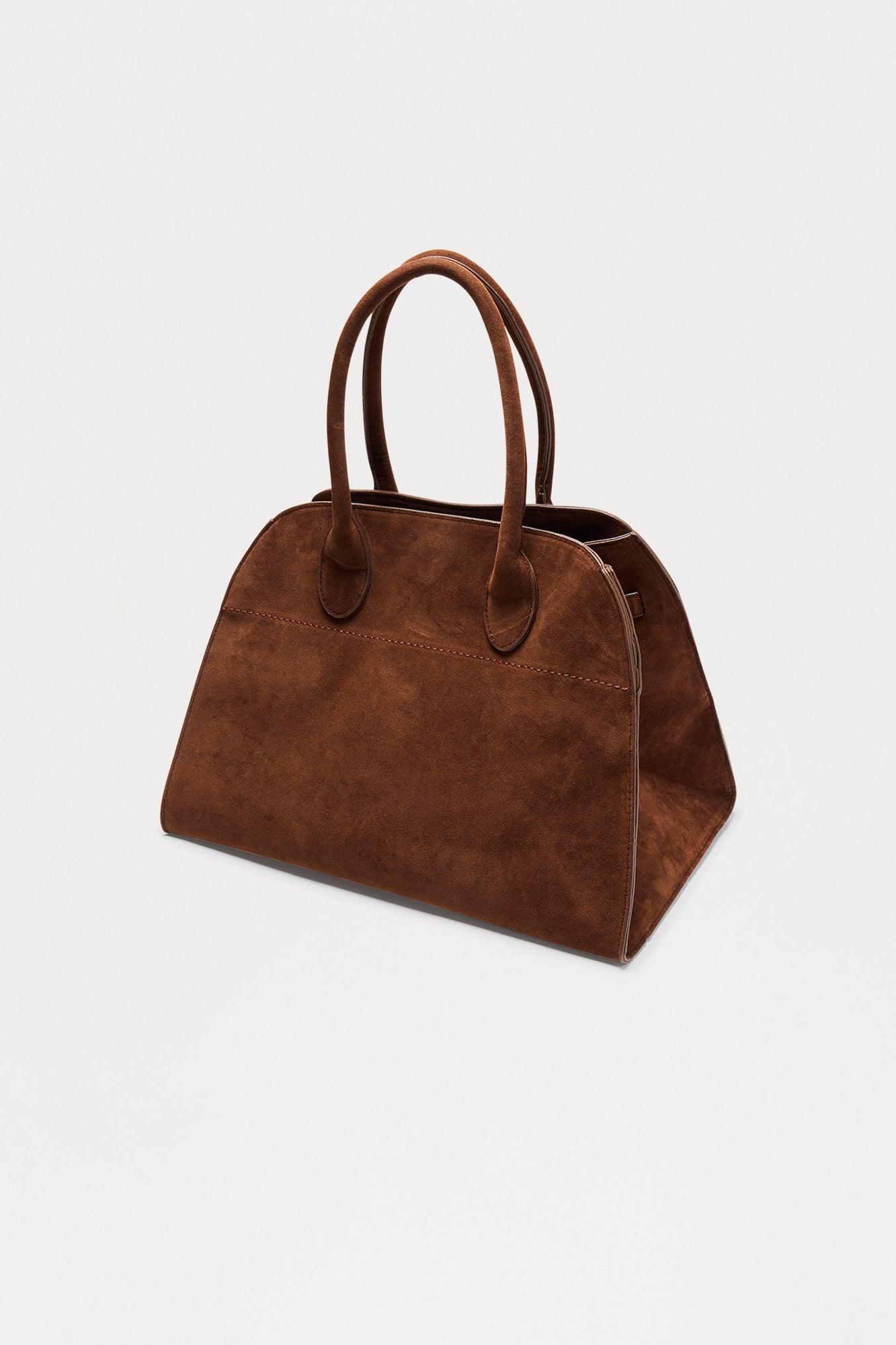 Stand For Something Faux Suede Shoulder Bag - Brown Female Product Image