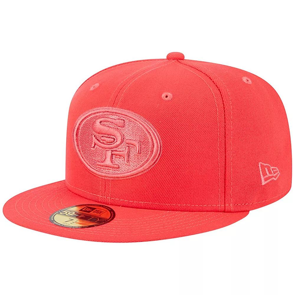 Men's New Era Scarlet San Francisco 49ers Color Pack Brights 59FIFTY Fitted Hat,  Product Image