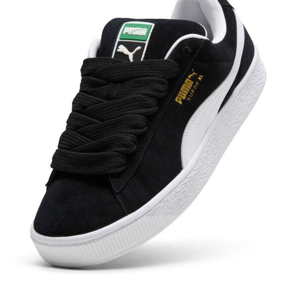 PUMA Suede XL Women's Sneakers in Black/White Product Image