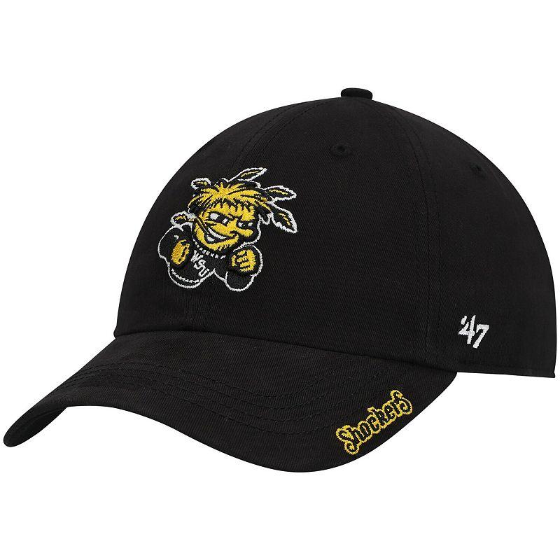 Women's '47 Black Wichita State Shockers Miata Clean Up Adjustable Hat, Wst Black Product Image