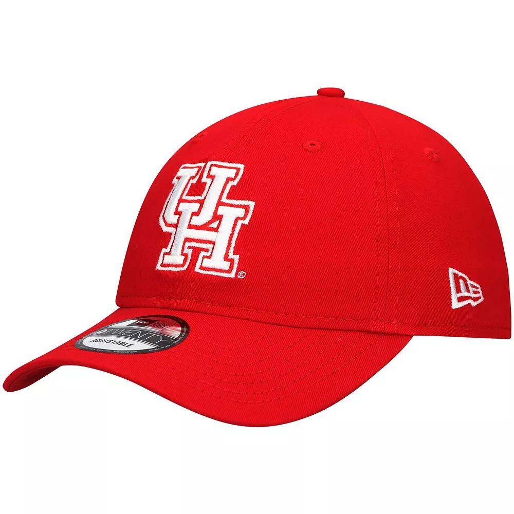 Men's New Era Red Houston Cougars Team 9TWENTY Adjustable Hat, Hou Red Product Image