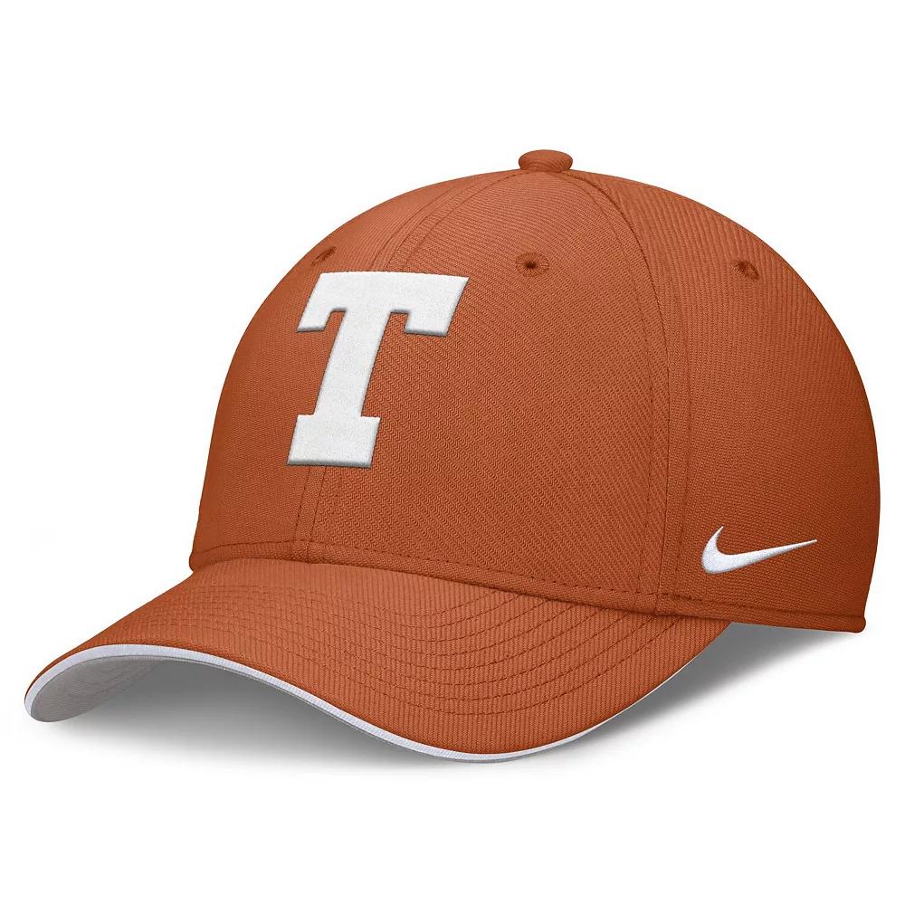 Men's Nike Texas Orange Texas Longhorns 2025 Dugout Coaches Rise Swoosh Performance Flex Hat, Size: Small/Medium, Team Product Image
