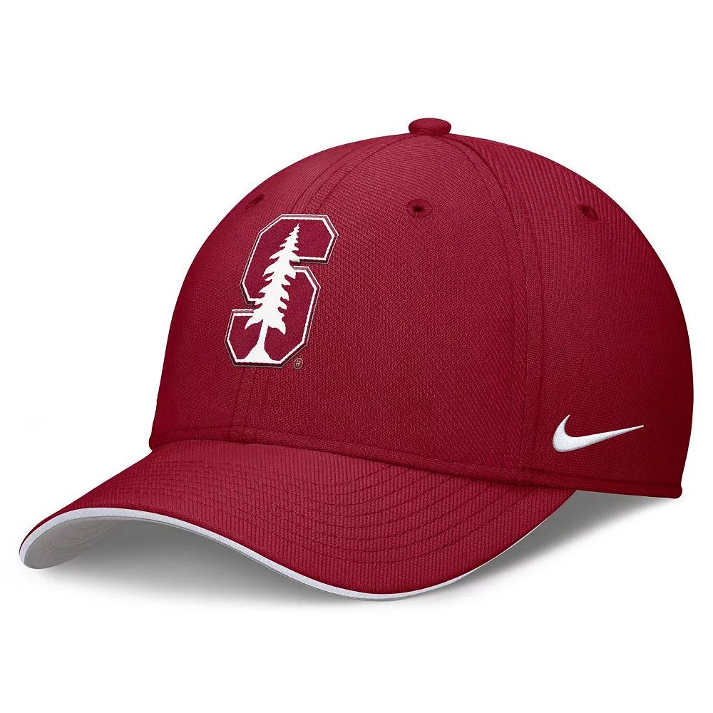 Men's Nike Cardinal Stanford Cardinal 2025 Dugout Coaches Rise Swoosh Performance Flex Hat, Size: Medium/Large, Red Product Image