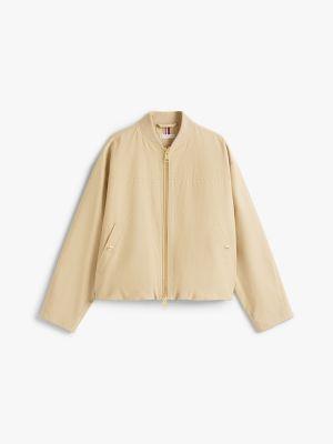 Water-Repellent Cotton-Blend Zip Bomber Product Image