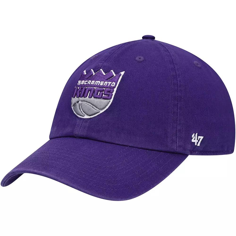 Men's '47 Purple Sacramento Kings Team Clean Up Adjustable Hat, Kng Purple Product Image