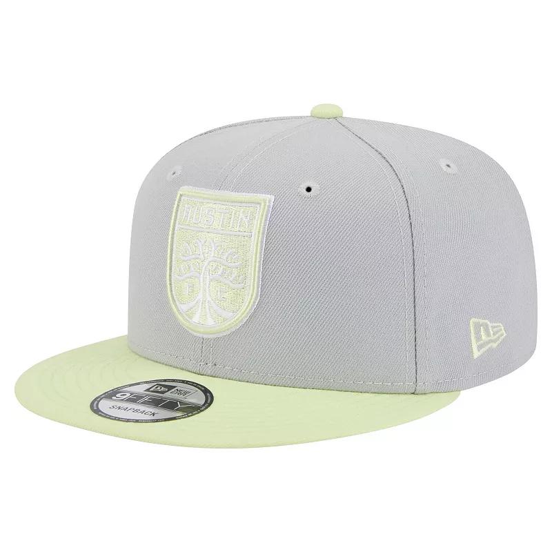 Men's New Era Gray Austin FC Color Pack Two-Tone 9FIFTY Snapback Hat, Afc Grey Product Image