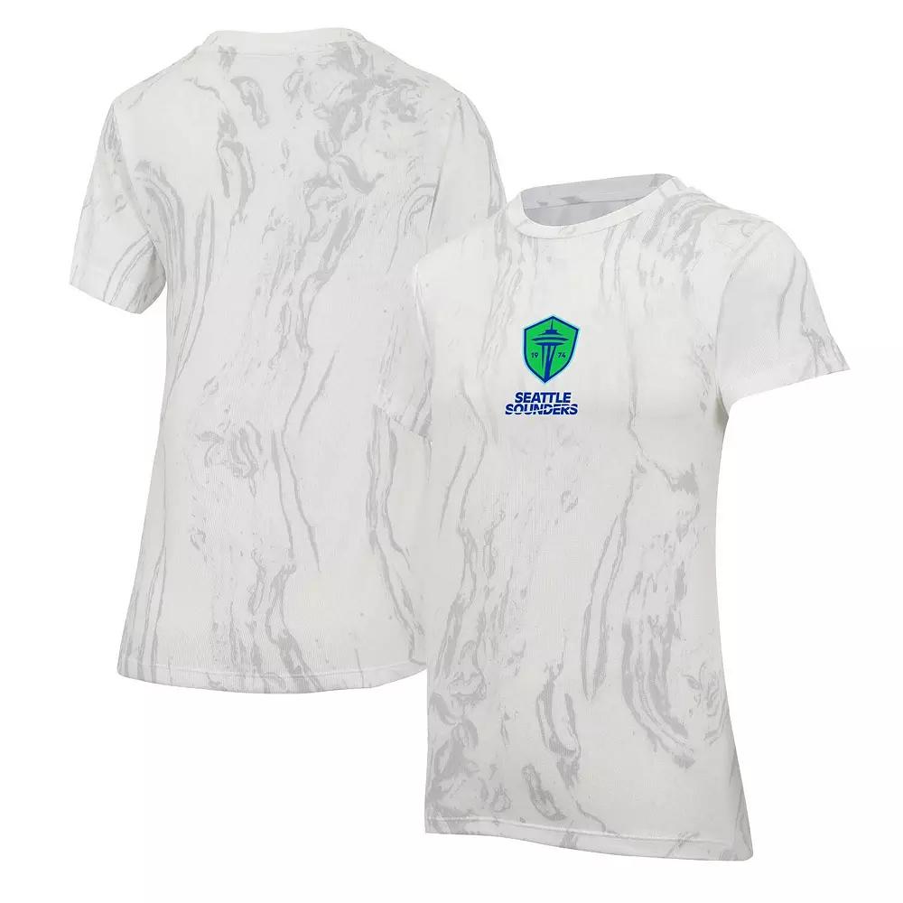 Women's Concepts Sport Cream Seattle Sounders FC Quartz T-Shirt,  Product Image