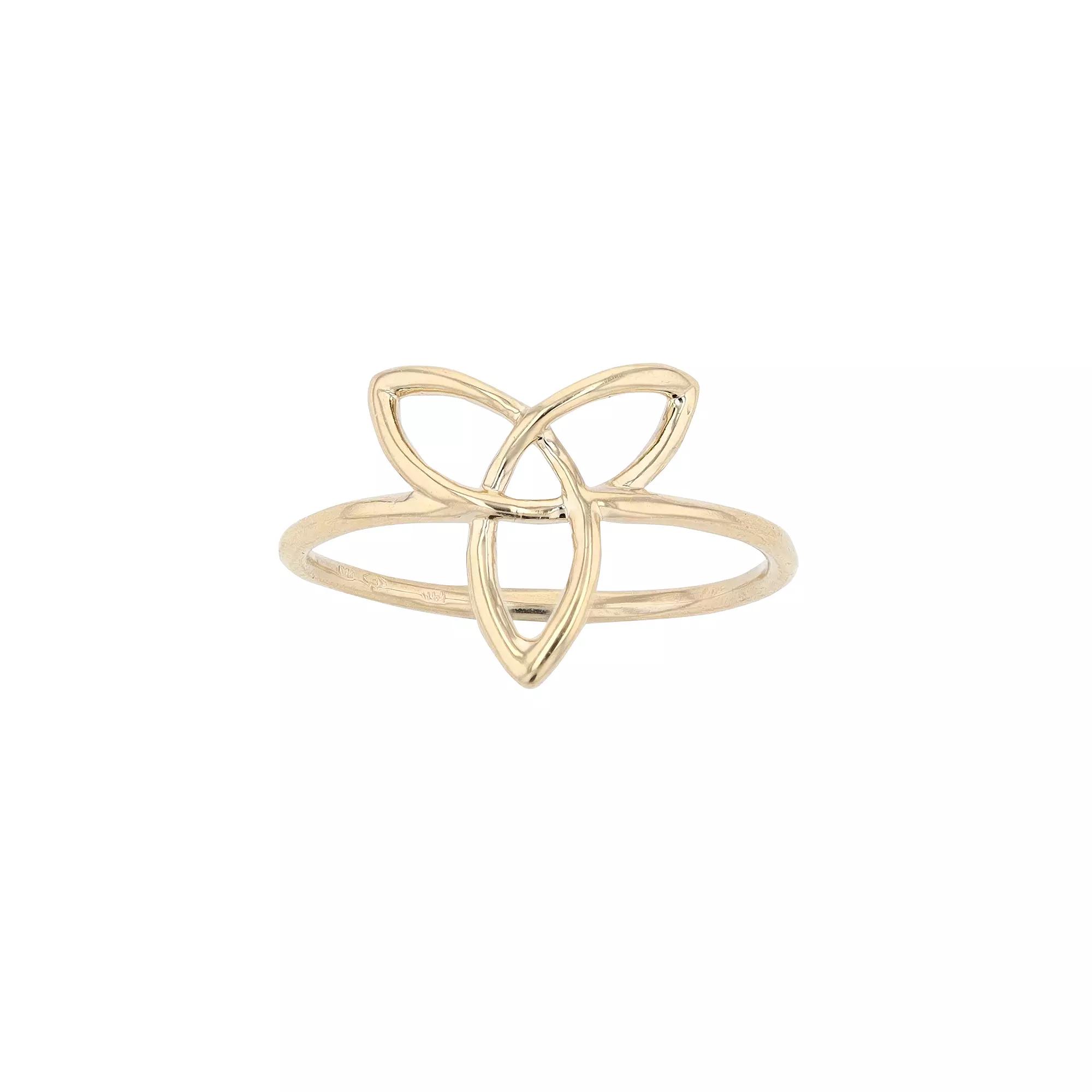 Au Naturale 14k Gold Celtic Knot Ring, Women's, Size: 5 Product Image