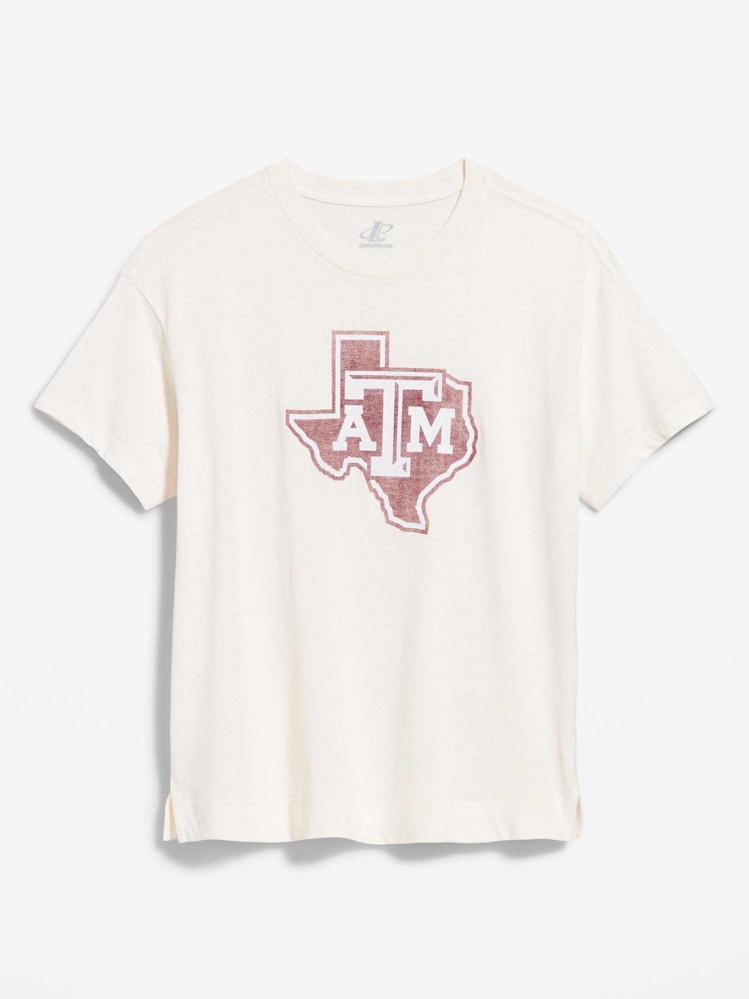 College Crew-Neck T-Shirt for Women Product Image