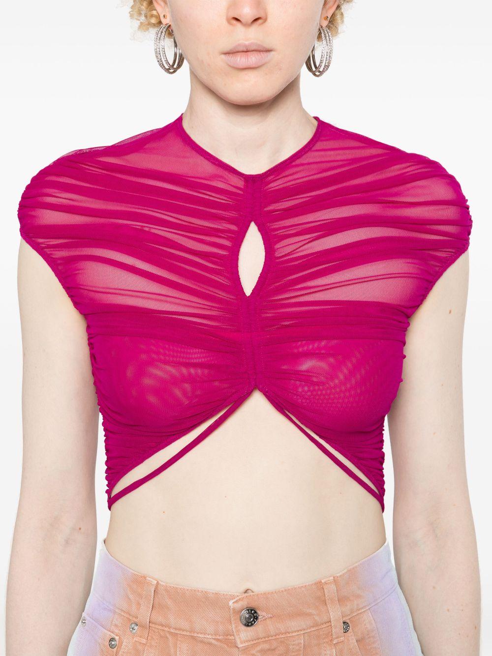 mesh crop top  Product Image