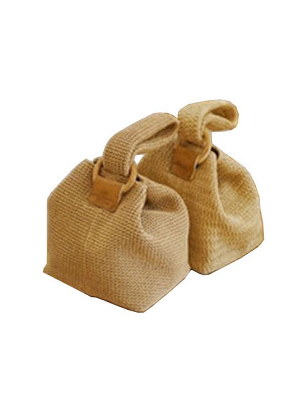 Casual Simple Weave Handbag Product Image