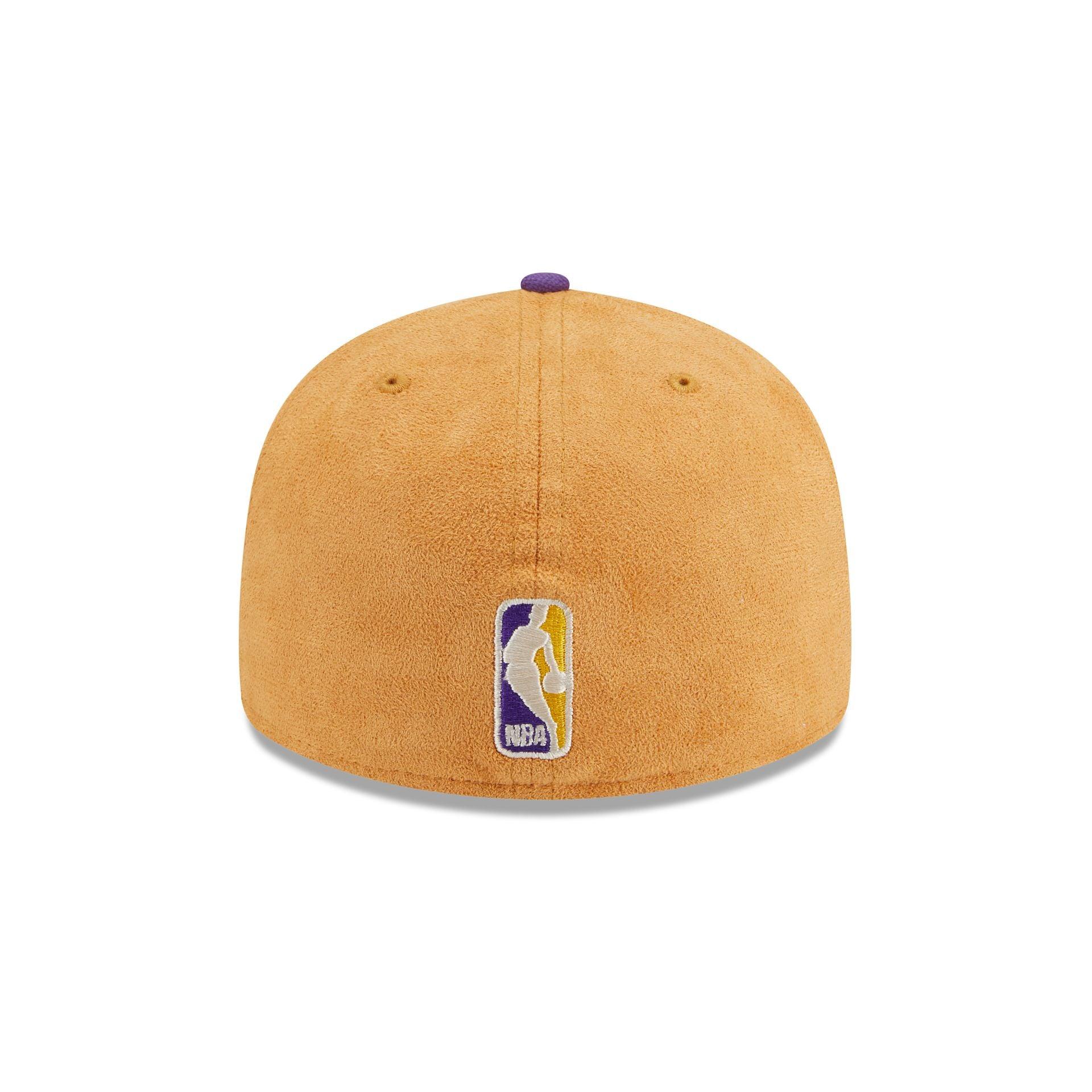 Los Angeles Lakers Tan Texture Low Profile 59FIFTY Fitted Hat Male Product Image