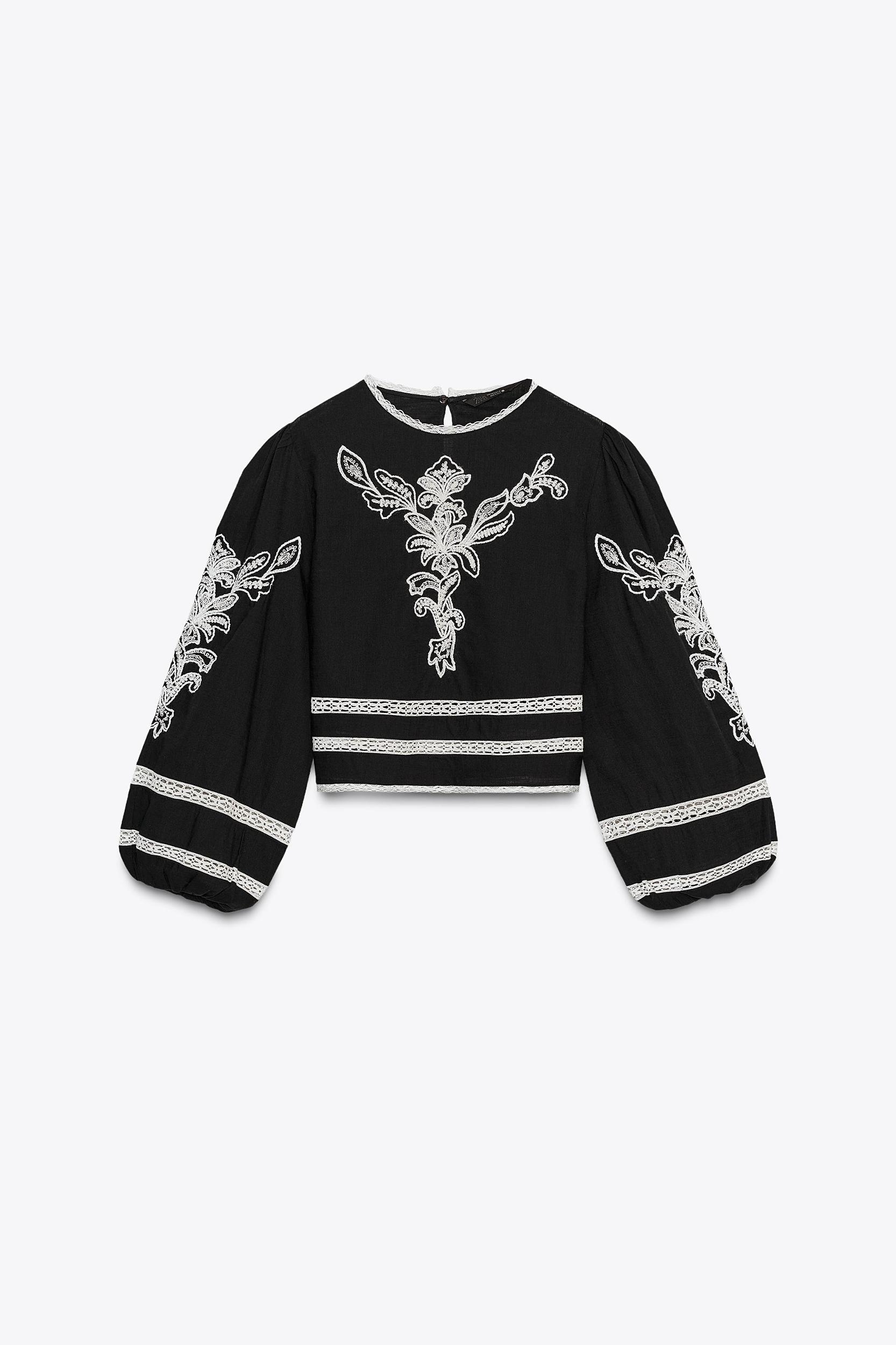 ZW COLLECTION EMBROIDERED BLOUSE Product Image