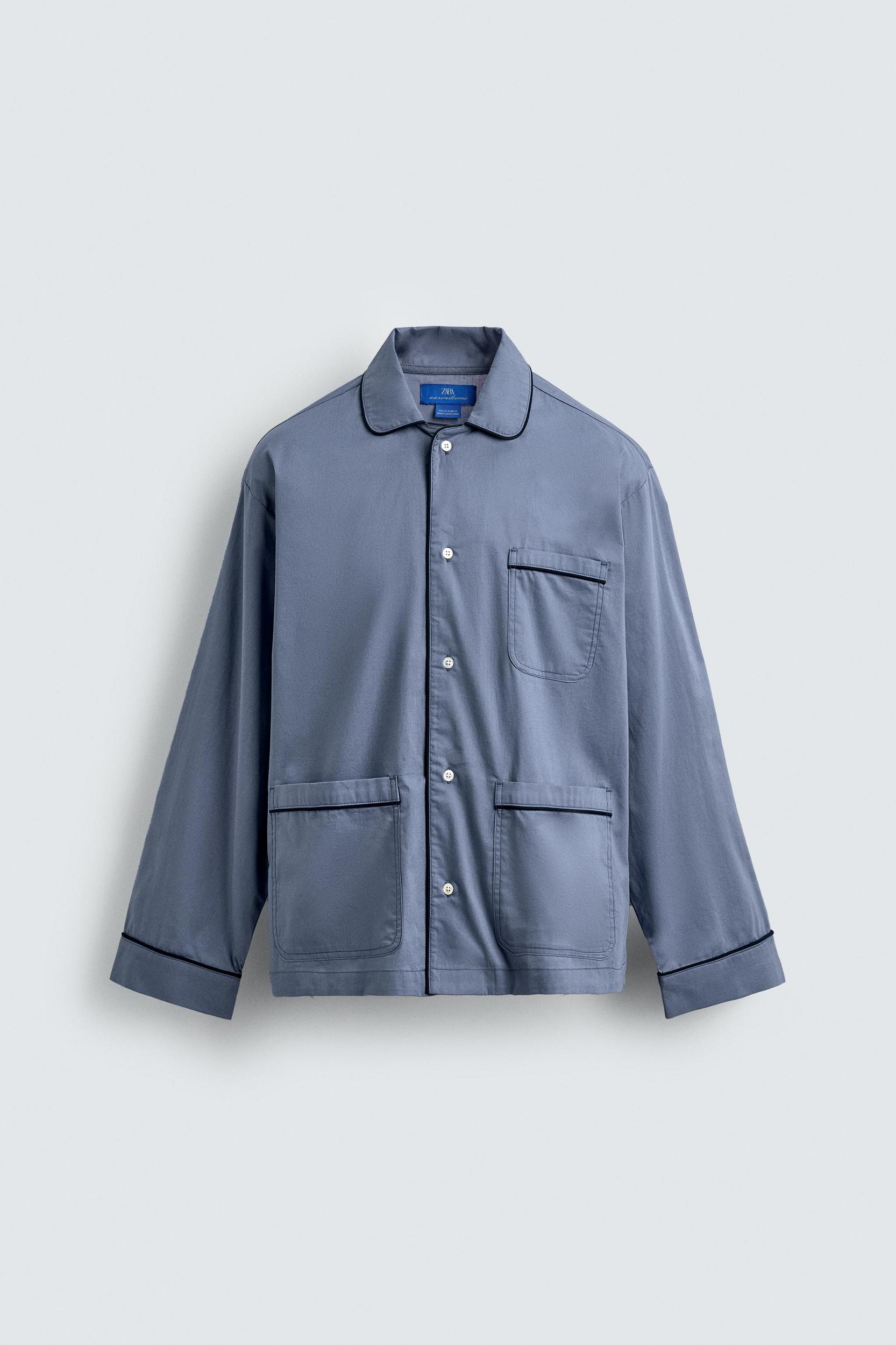 AARON LEVINE X ZARA PAJAMA SHORT SET Product Image