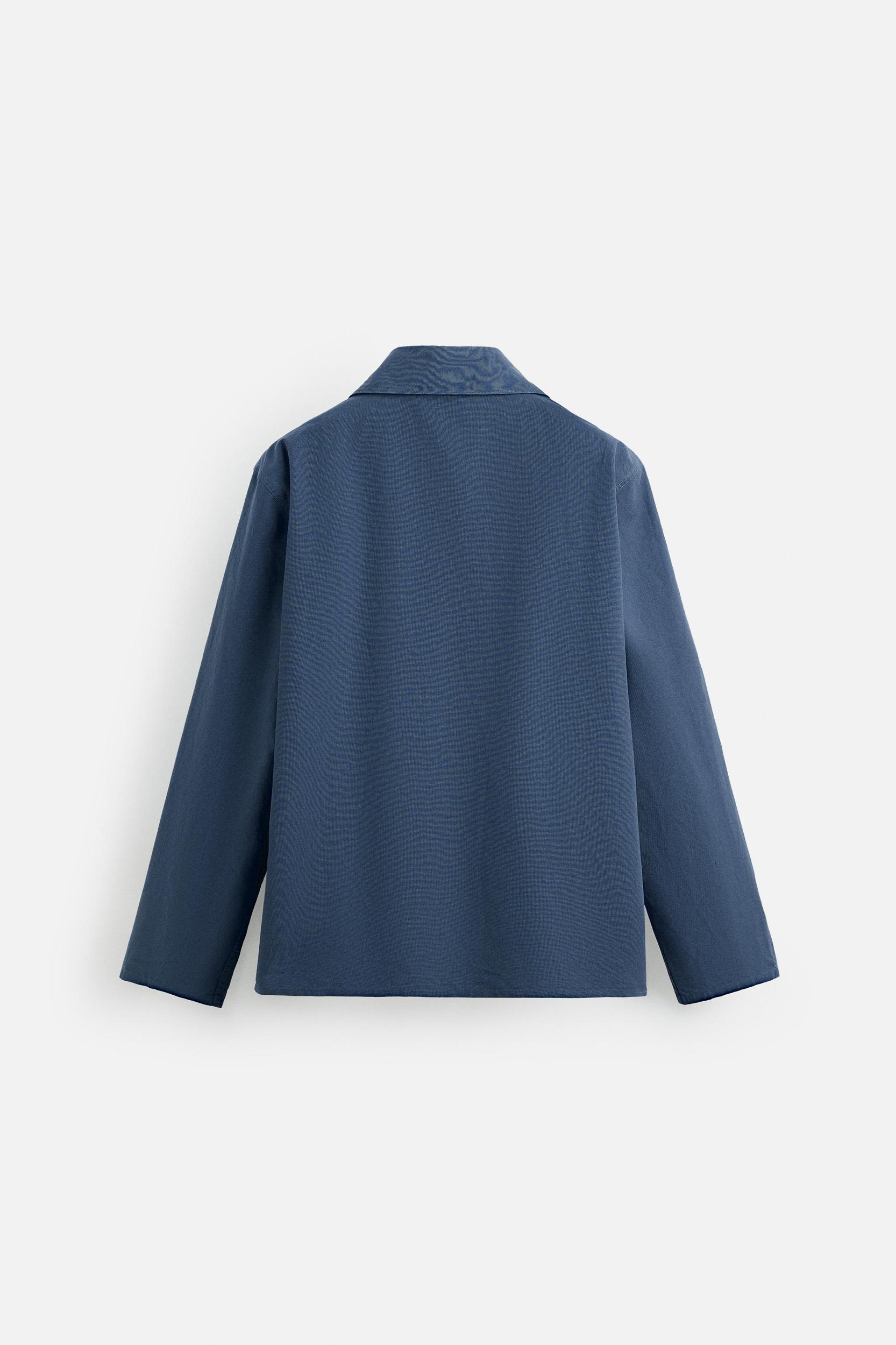 WASHED SMOCK OVERSHIRT Product Image