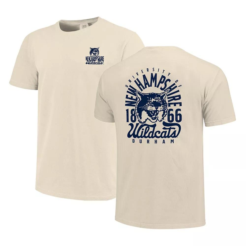 Men's Cream New Hampshire Wildcats Comfort Colors Mascot Overlay T-Shirt,  Product Image