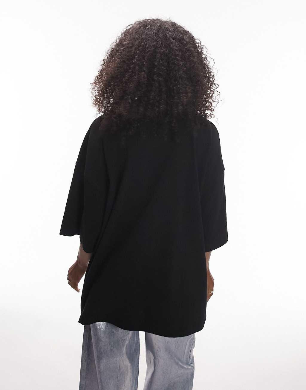 Topshop oversized drop shoulder tee Product Image