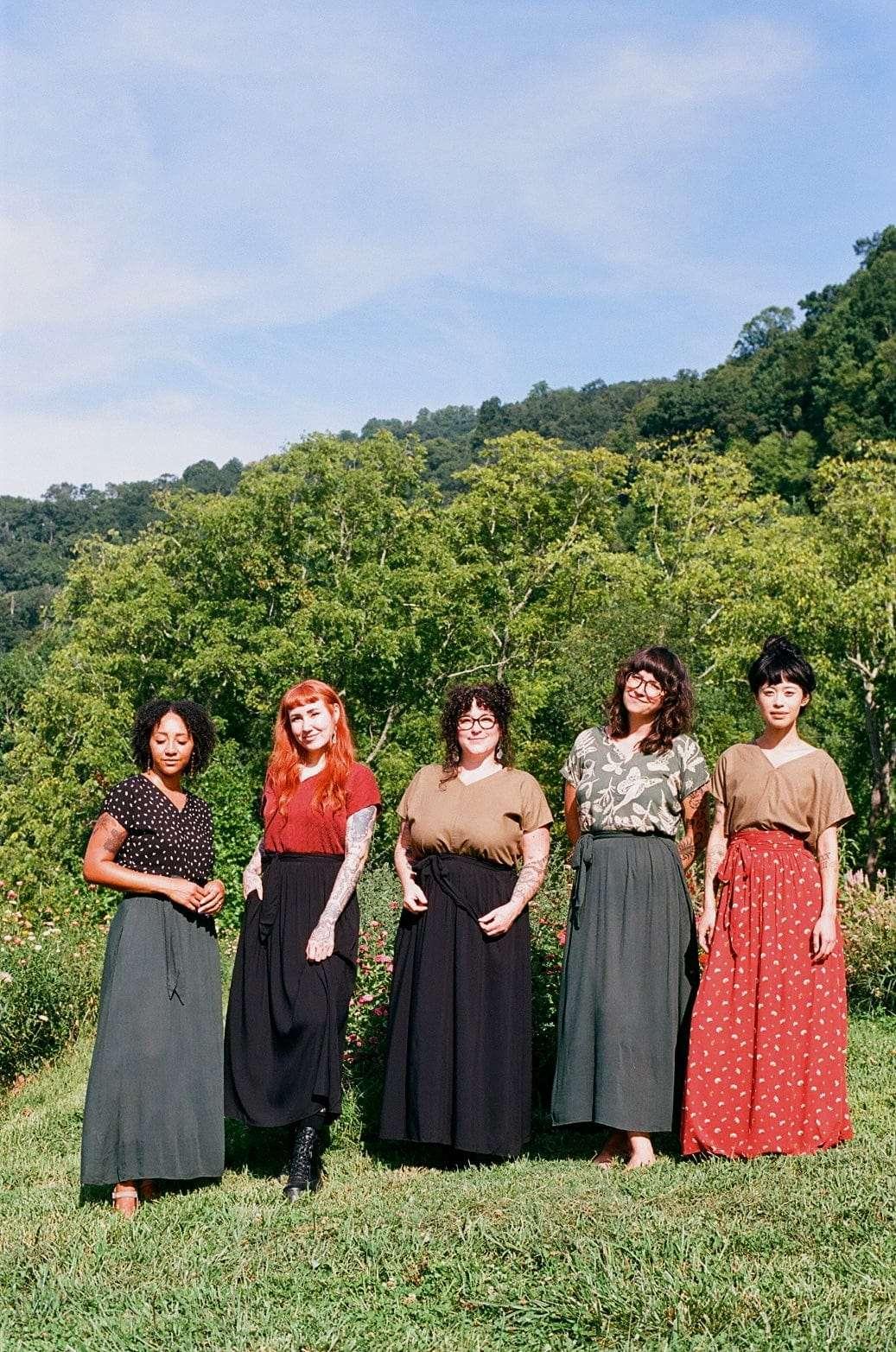 Dolman Top in Olive Raw Silk Product Image