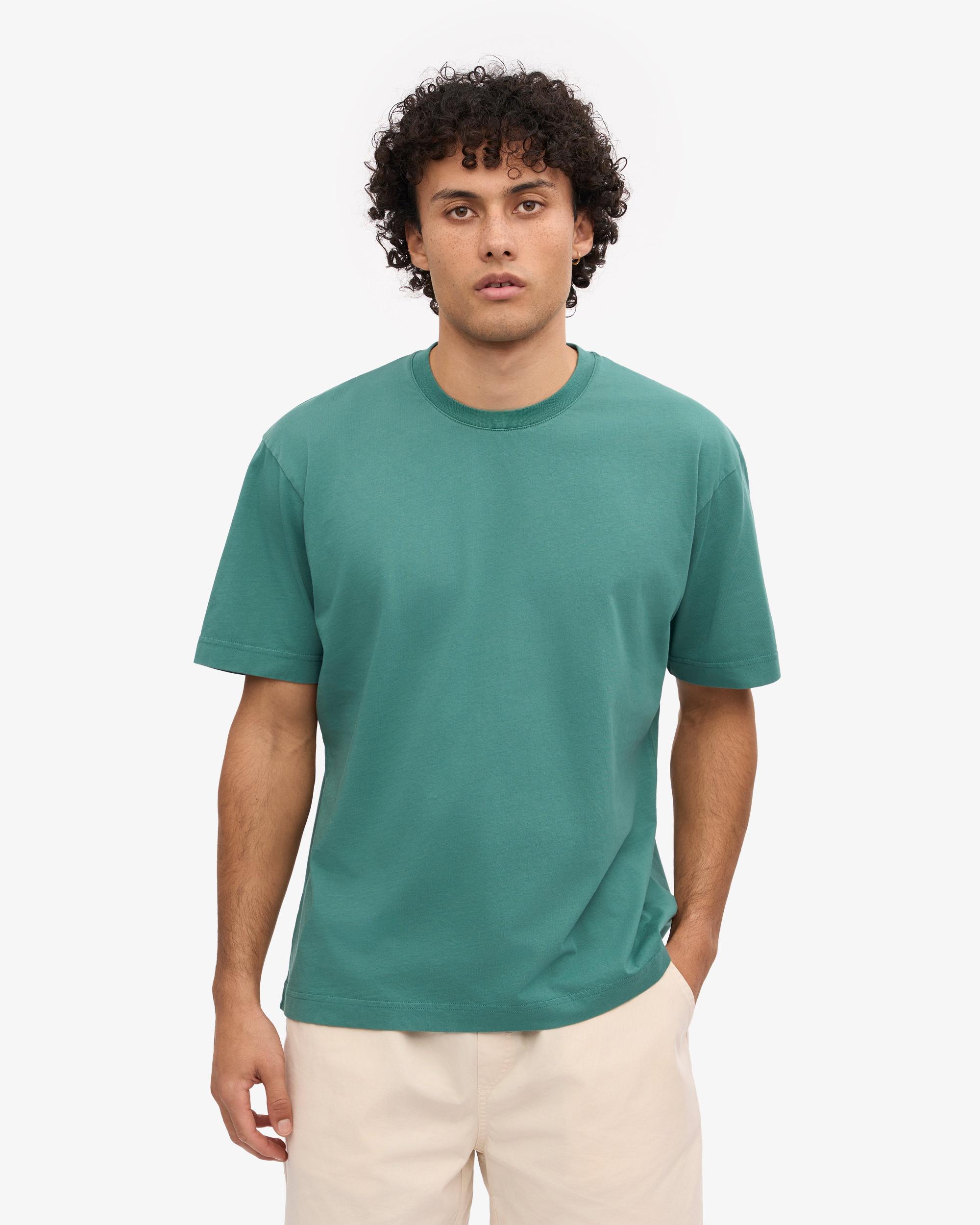 Oversized Organic T-Shirt - Pine Green Product Image