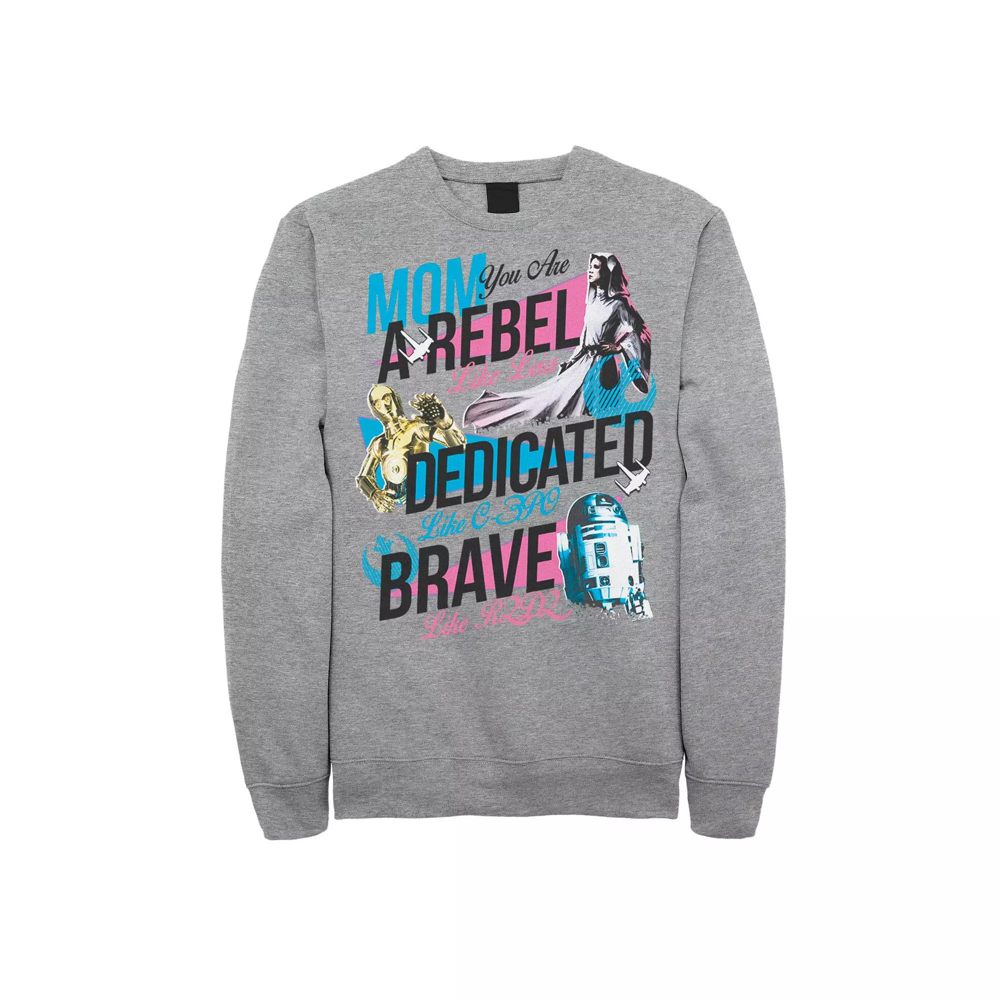 Men's Star Wars Mom You Are a Rebel Sweatshirt,  Product Image