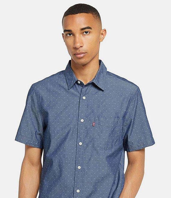 Levi's® Short Sleeve Patterned Dobby Shirt Product Image