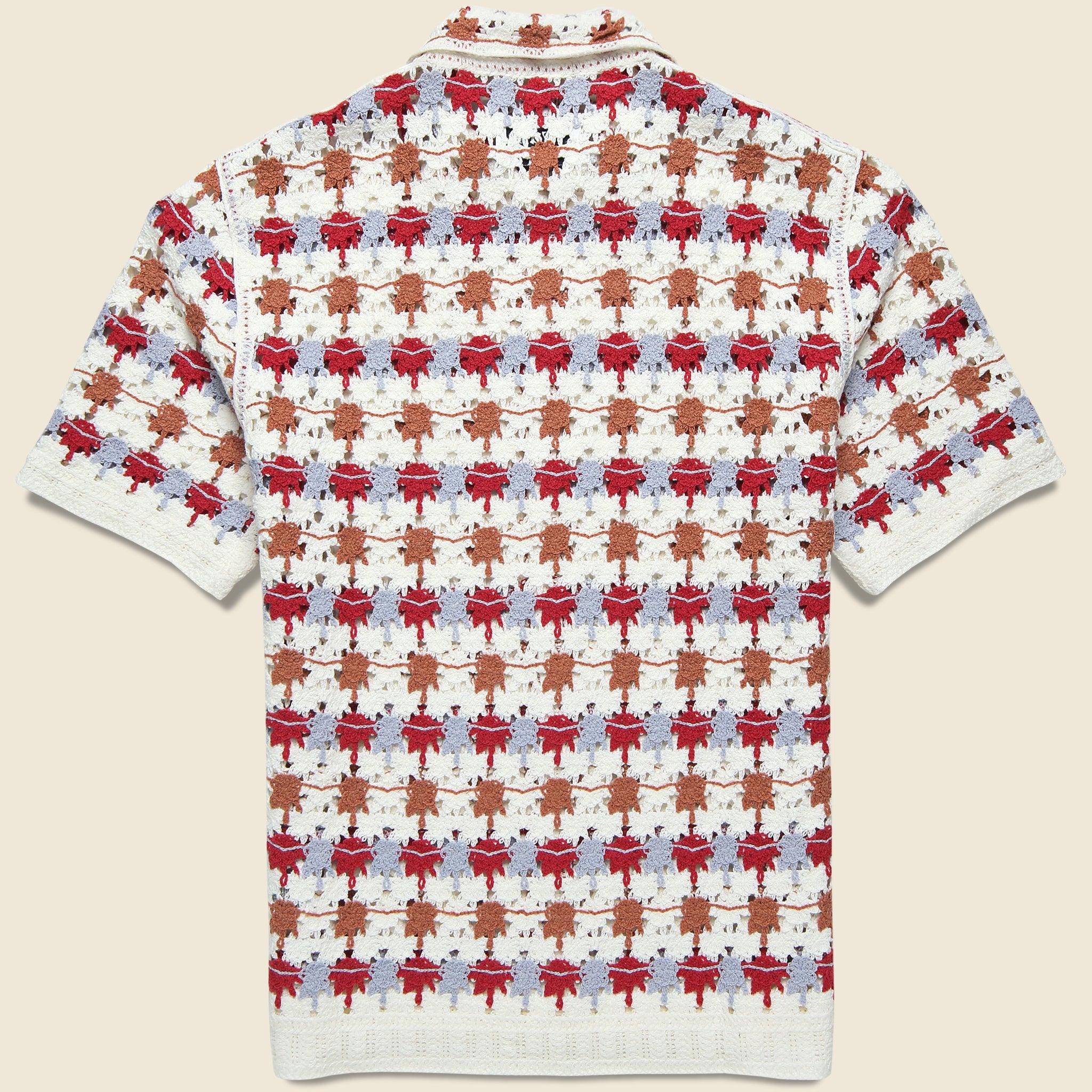 Crochet Porto Shirt - Ecru Product Image