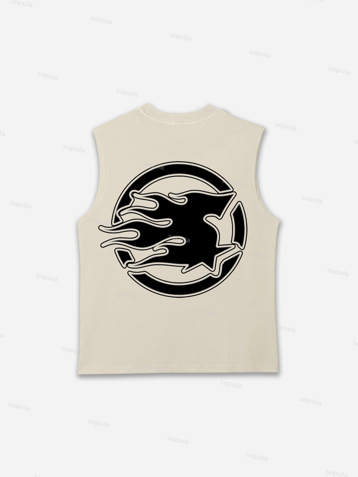 God With Us Vintage Cross Graphic Tank Top Product Image