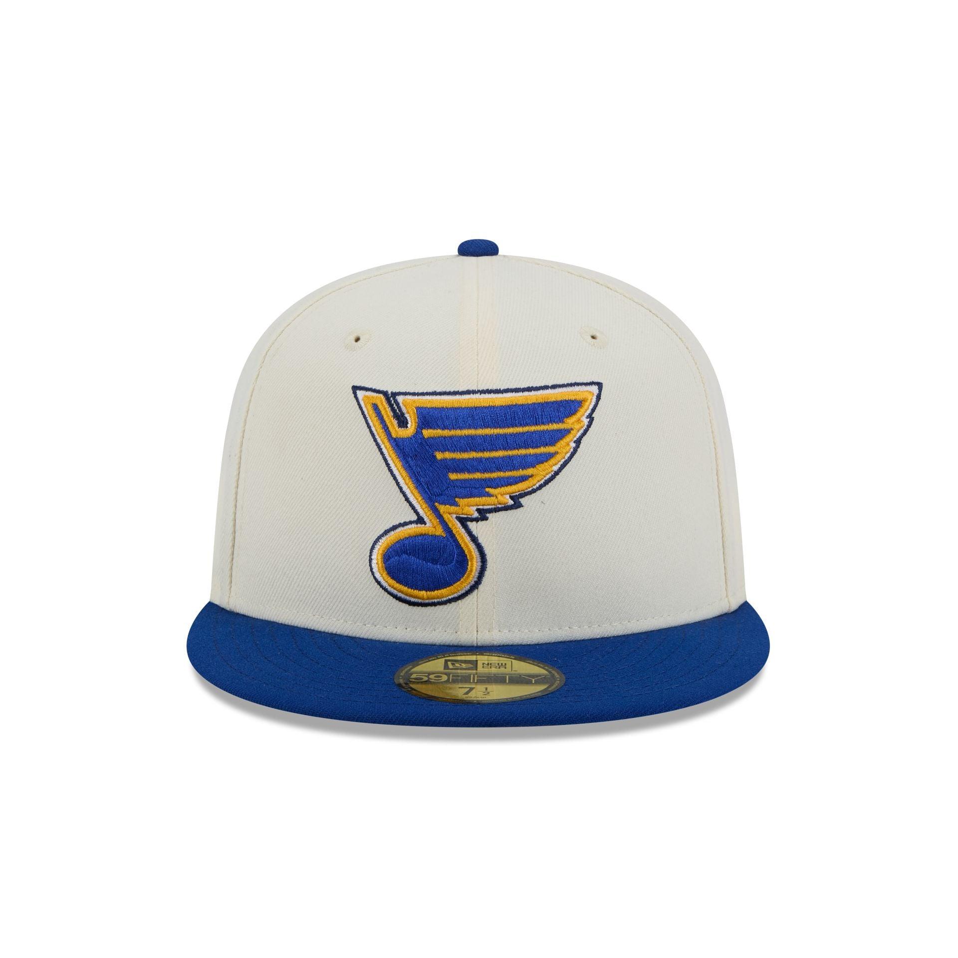 St. Louis Blues Chrome White 59FIFTY Fitted Hat Male Product Image