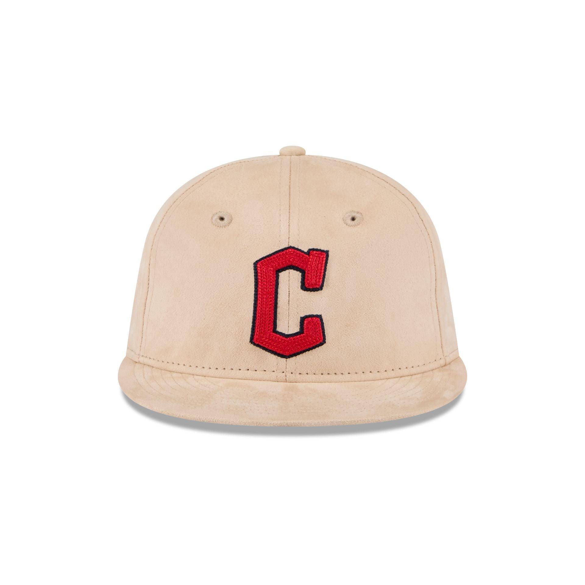 Cleveland Guardians Stone Suede Retro Crown 9FIFTY Snapback Hat Male Product Image