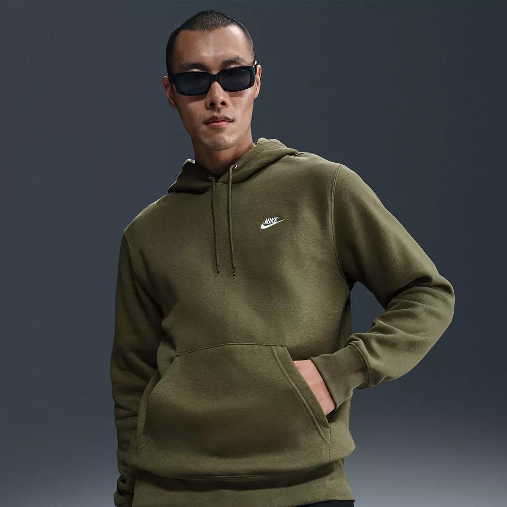 Big & Tall Nike Club Pull-Over Fleece Hoodie, Men's,  Product Image