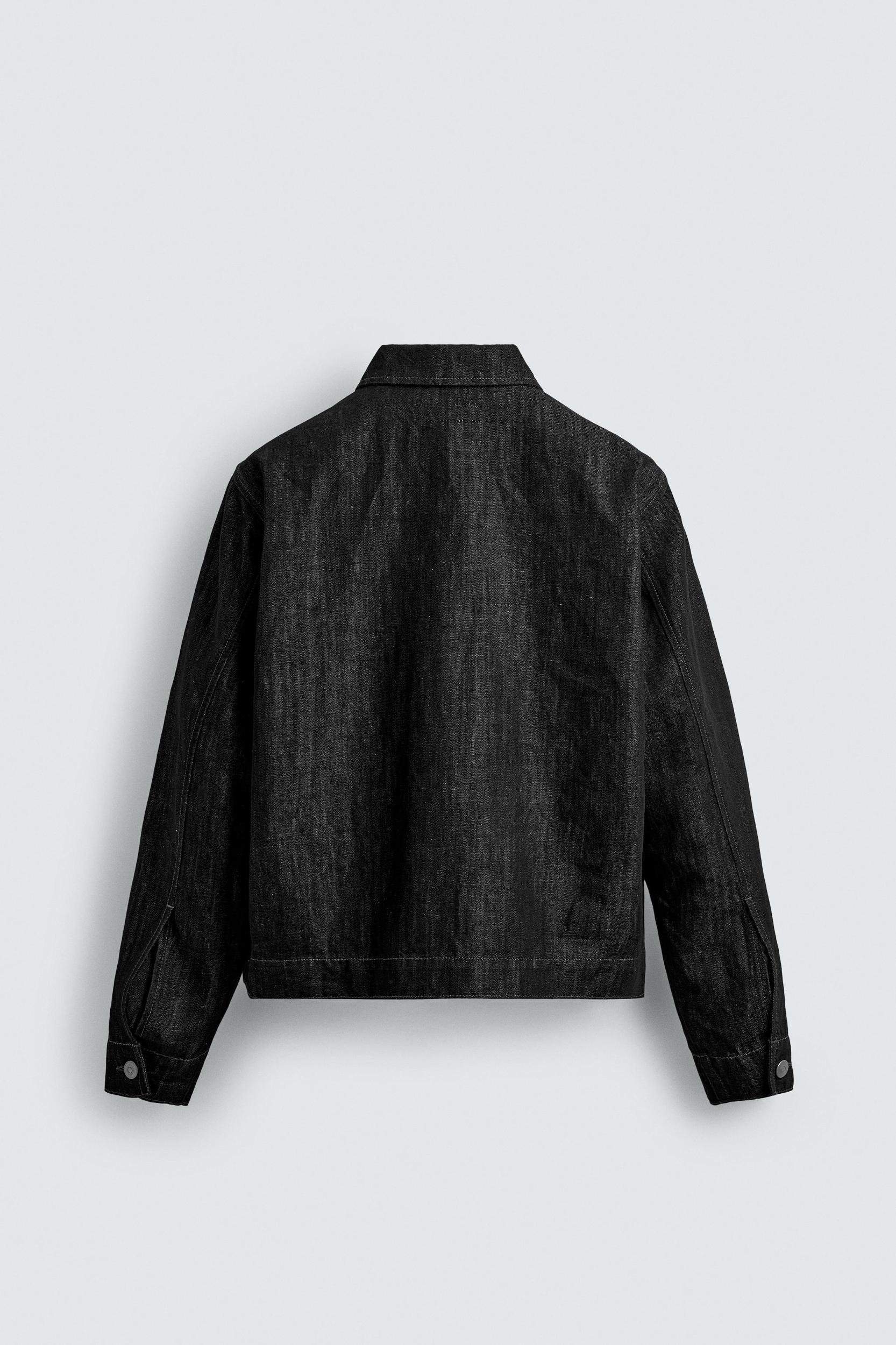 RELAXED FIT DENIM JACKET Product Image