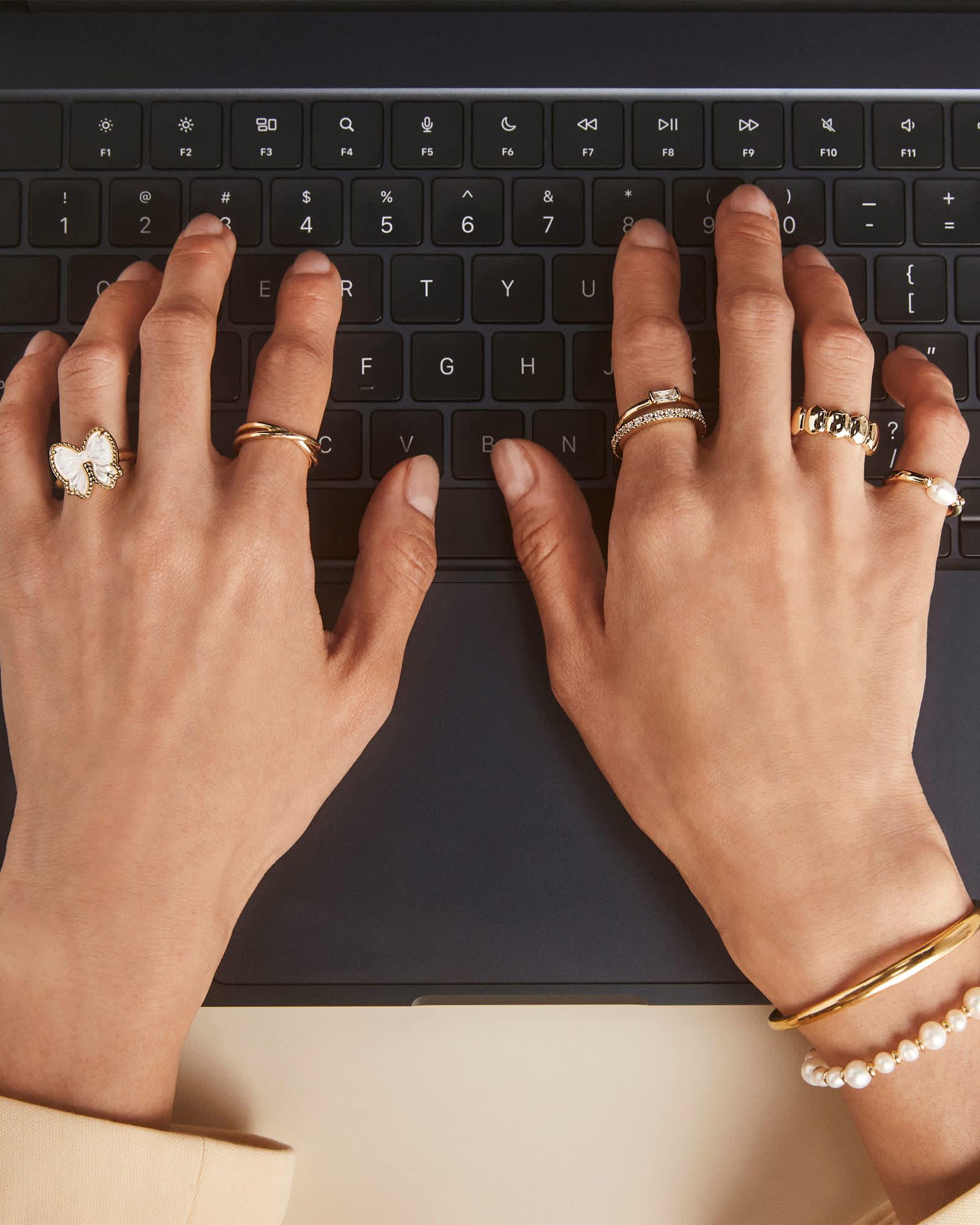 Kaitlin Gold Band Ring Product Image