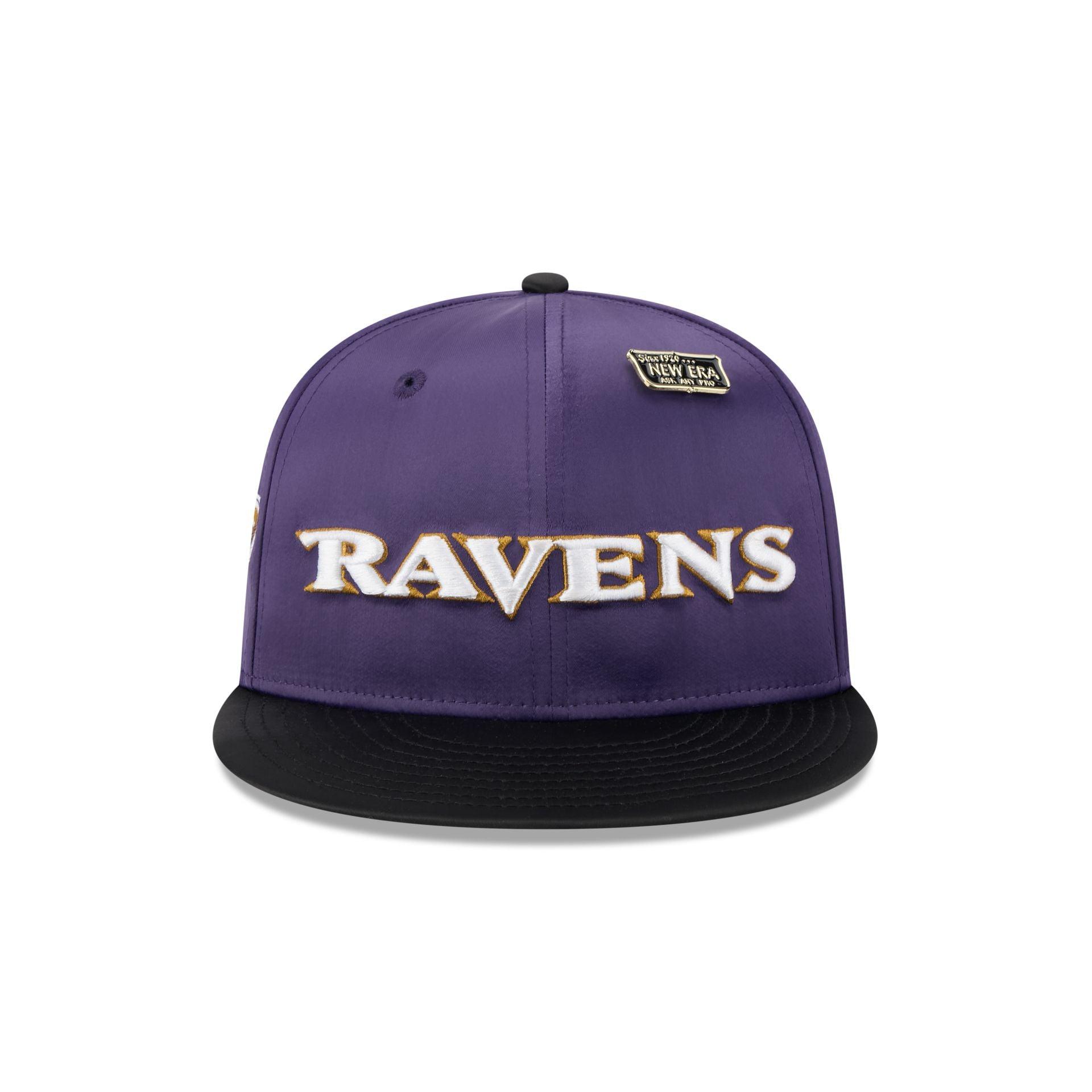 Baltimore Ravens Spring Satin 59FIFTY Fitted Hat Male Product Image